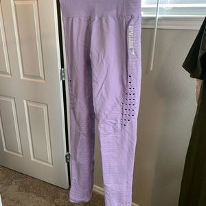 GYM SHARK LONG LILAC LEGGINGS
